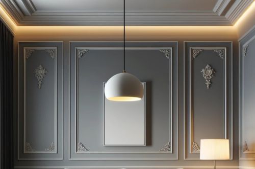 Lichtleisten für Wand und Decke